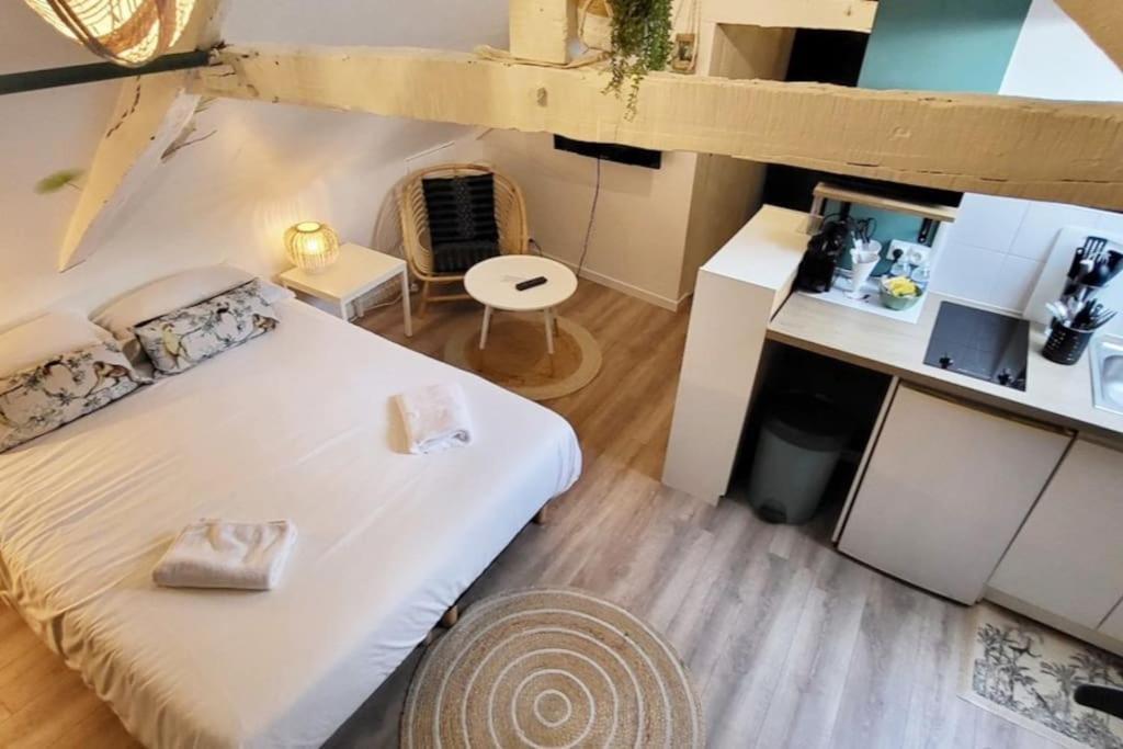 La Cabane - Petit Studio Mansarde - Plage 50M - Rue Gratuite Saint-Malo Eksteriør billede