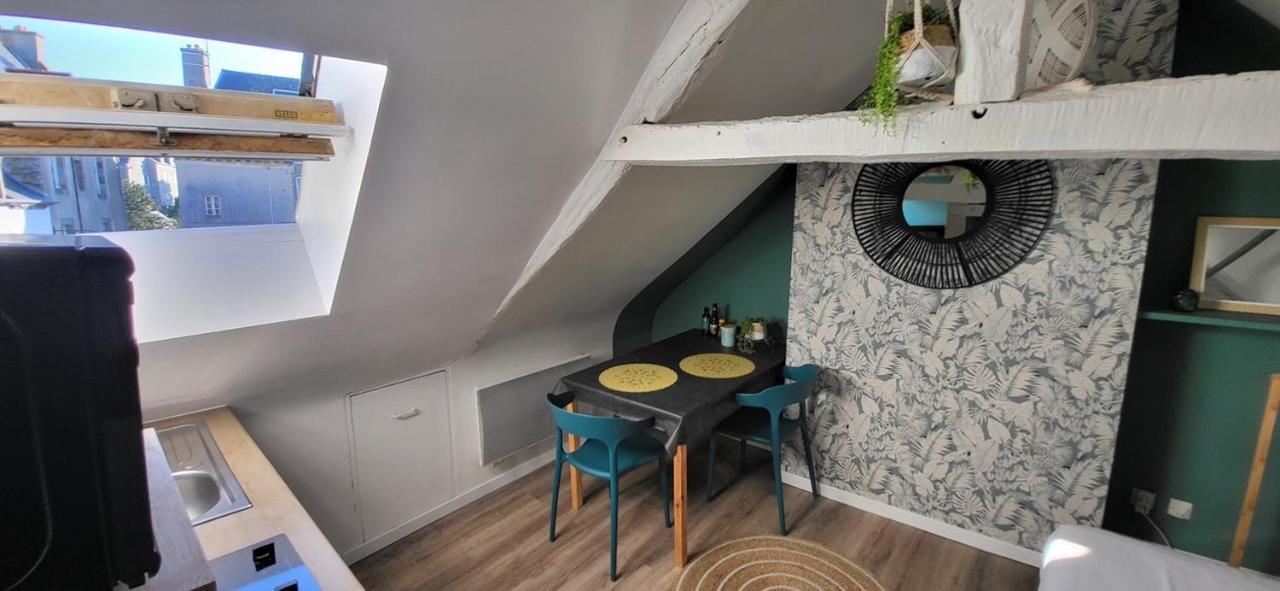 La Cabane - Petit Studio Mansarde - Plage 50M - Rue Gratuite Saint-Malo Eksteriør billede
