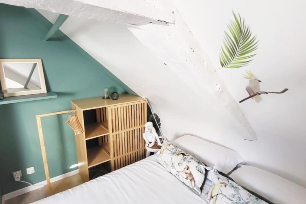 La Cabane - Petit Studio Mansarde - Plage 50M - Rue Gratuite Saint-Malo Eksteriør billede